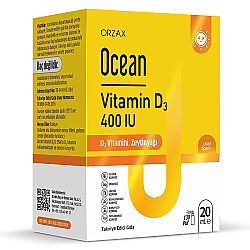 Orzax Ocean Vitamin D3 400 IU Sprey 20ml - 1