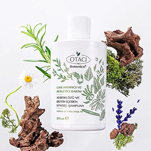 Otacı 10 Bitki Özü ve Biotin İçeren Bitkisel Şampuan 375 ml - 3
