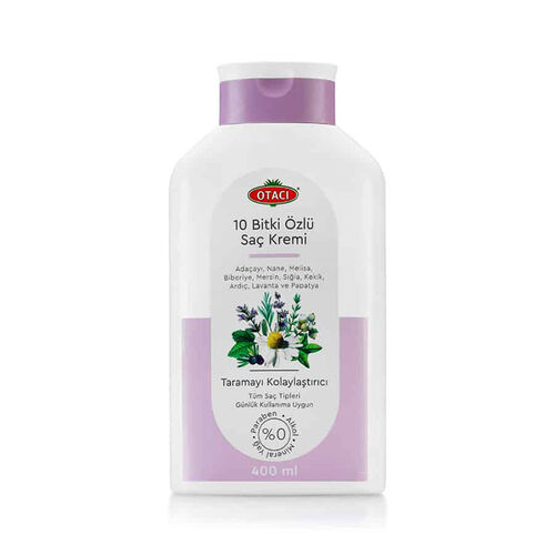 Otacı 10 Bitkili - Bitki Özlü Saç Kremi 400ml - Otacı