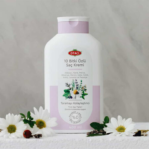 Otacı 10 Bitkili - Bitki Özlü Saç Kremi 400ml - Otacı (1)