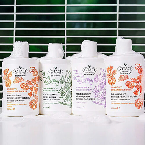 Otacı Besleyici Bakım 10 Bitki Özü ve Biotin İçeren Bitkisel Saç Kremi 375 ml - 4