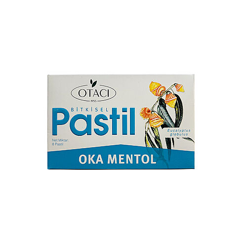 Otacı Bitkisel Pastil Oka Mentol Takviye Edici Gıda 8 Pastil - Otacı Gıda Takviyeleri