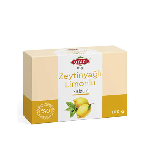 Otacı Doğal Limonlu Zeytinyağlı Sabun 100gr - Otacı