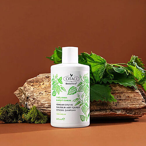 Otacı Isırgan Otu ve Salisilik Asit İçeren Bitkisel Şampuan 375 ml - Otacı (1)