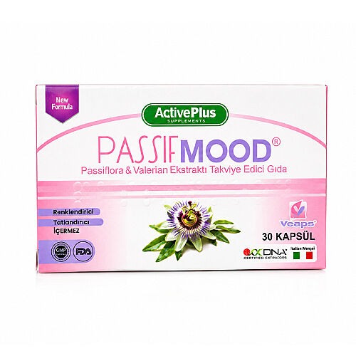 Passif Mood Passiflora ve Kediotu Ekstraktı Takviye Edici Gıda 30 Kapsül - 1