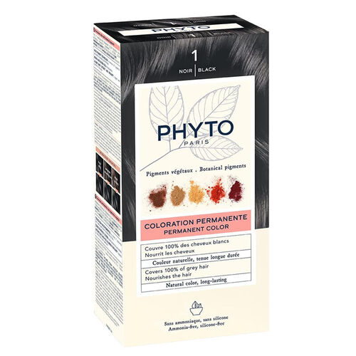 Phyto Phytocolor Bitkisel Saç Boyası - 1 Siyah - Diğer