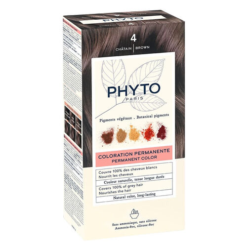 Phyto Phytocolor Bitkisel Saç Boyası - 4 Kestane - Diğer