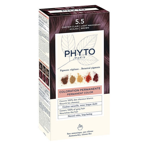 Phyto Phytocolor Bitkisel Saç Boyası - 5.5 Açık Kestane Akaju - Diğer