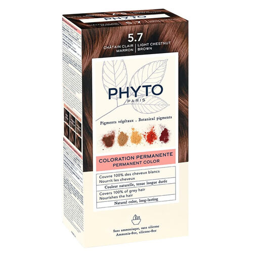 Phyto Phytocolor Bitkisel Saç Boyası - 5.7 Açık Kestane Bakır Yeni Formül - Diğer