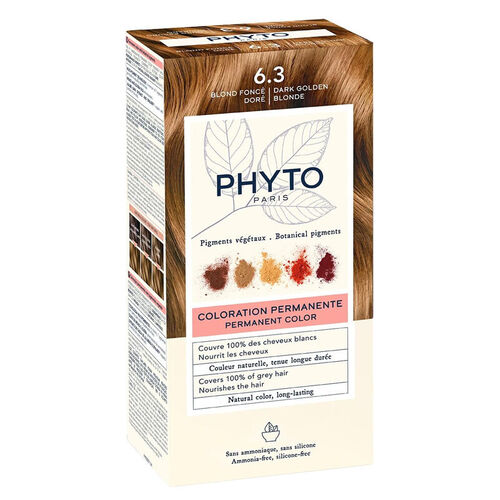 Phyto Phytocolor Bitkisel Saç Boyası - 6.3 Koyu Kumral Dore Yeni Formül - Diğer