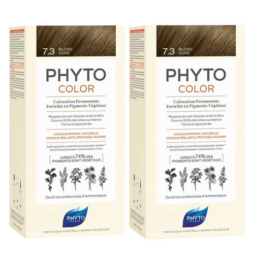 Phyto Phytocolor Bitkisel Saç Boyası 7.3 Kumral Dore - 2.si %40 İNDİRİMLİ - Diğer