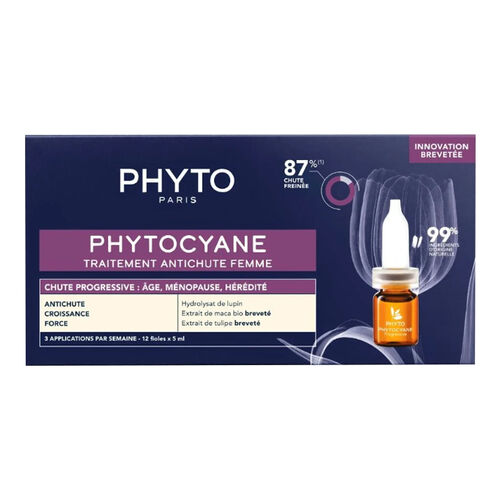 Phyto Phytocyane Kadınlar İçin Saç Dökülmesi Karşıtı Bakım 12 Ampül x 5 ml - Diğer