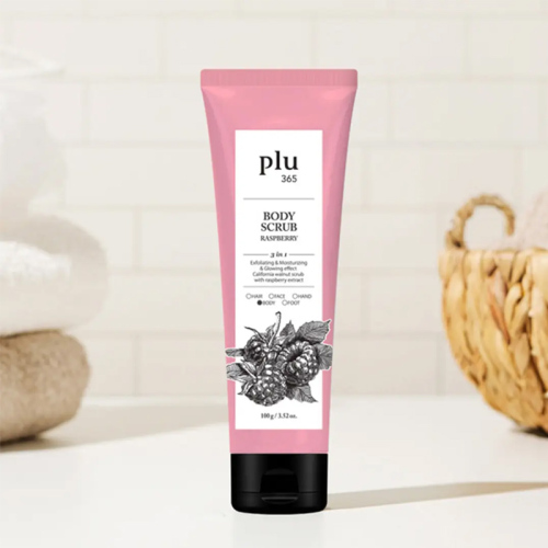 Plu 365 Body Scrub Raspberry - Ahududu Kokulu Vücut Peelingi 100 gr - Plu (1)