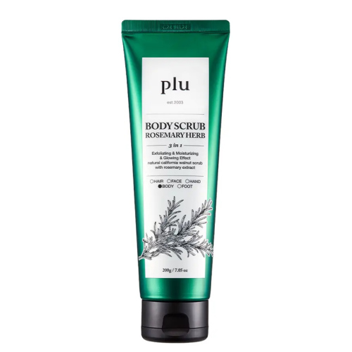 Plu Body Scrub Rosemary Herb - Biberiyeli Vücut Peelingi 200 gr - Plu