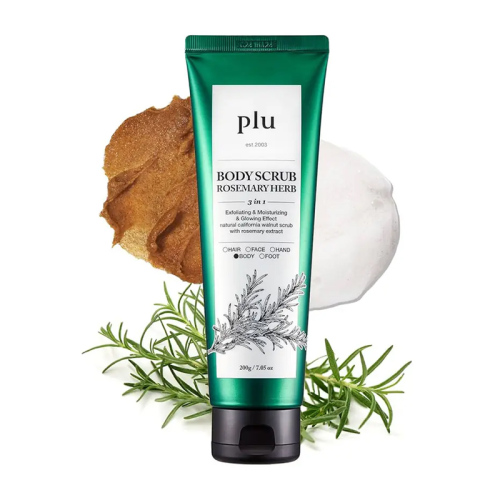 Plu Body Scrub Rosemary Herb - Biberiyeli Vücut Peelingi 200 gr - Plu (1)
