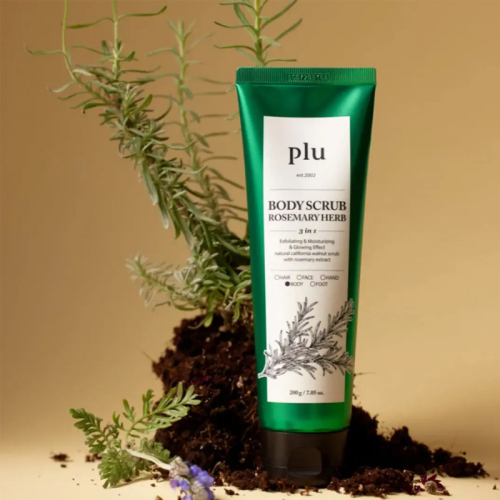 Plu Body Scrub Rosemary Herb - Biberiyeli Vücut Peelingi 200 gr - 3
