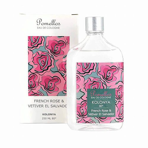 Pomellos Frenc Rose ve Vetiver El Salvador Cam Şişe Kolonya 250 ml - Pomellos