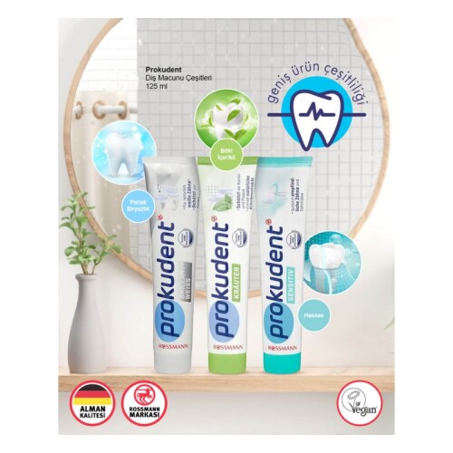 Prokudent Diş Beyazlatıcı Etkili Diş Macunu 125 ml - Prokudent (1)