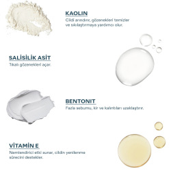 Propia Gözenek Arındırıcı Beyaz Kil Yüz Maskesi 100 ml - 6