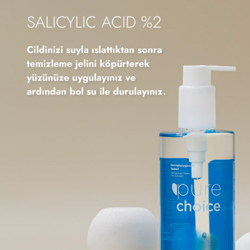 Pure Choice Karma ve Yağlı Ciltler için Temizleme jeli 200 ml - 2