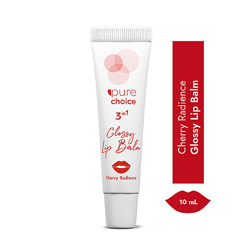 Pure Choice Parlatıcı 3in1 Glossy Lip Balm - Cherry Radiance 10 ml - Pure Choice (1)