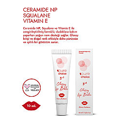 Pure Choice Parlatıcı 3in1 Glossy Lip Balm - Cherry Radiance 10 ml - 5