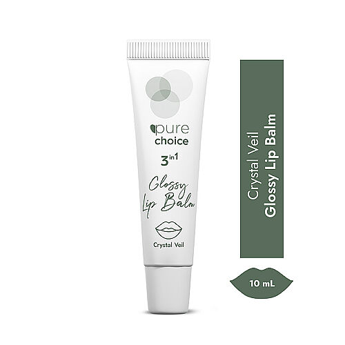 Pure Choice Parlatıcı 3in1 Glossy Lip Balm - Crystal Veil 10 ml - Pure Choice (1)