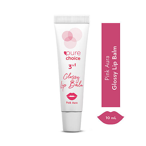 Pure Choice Parlatıcı 3in1 Glossy Lip Balm - Pink Aura 10 ml - Pure Choice (1)