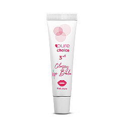 Pure Choice Parlatıcı 3in1 Glossy Lip Balm - Pink Aura 10 ml - 1