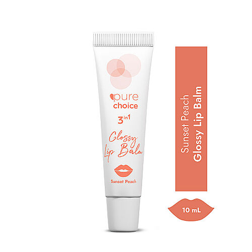 Pure Choice Parlatıcı 3in1 Glossy Lip Balm - Sunset Peach 10 ml - Pure Choice (1)
