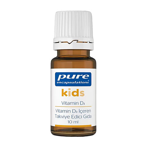 Pure Encapsulations Kids Vitamin D3 Damla Takviye Edici Gıda 10 ml  - Pure Encapsulations