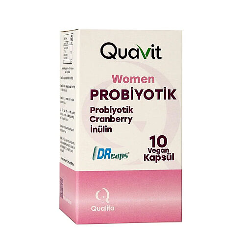 Quavit Women Probiyotik Takviye Edici Gıda 10 Kapsül - Qualita 
