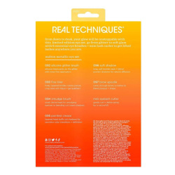 Real Techniques RT-0961 Solar Power Molten Limited Edition Metalik Göz Makyaj Fırça Seti - 6