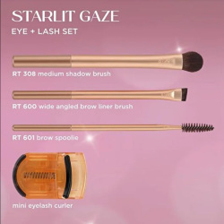Real Techniques RT-7210 Starlit Gaze Eye and Lash Limited Edition Göz ve Kirpik Makyaj Fırça Seti - 3