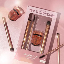 Real Techniques RT-7210 Starlit Gaze Eye and Lash Limited Edition Göz ve Kirpik Makyaj Fırça Seti - 4
