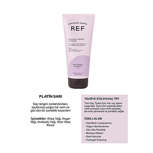 Ref Colour Boost Masque Platinum Blonde 200 ml - Ref Stockholm Sweden (1)