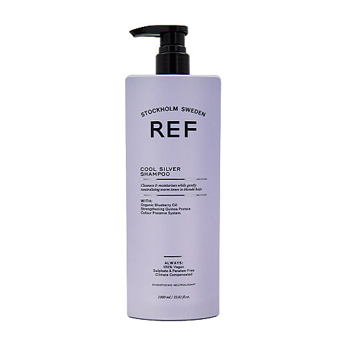 REF Cool Silver Sarı ve Gümüş Renkli Saçlar İçin Şampuan 1000 ml - Ref Stockholm Sweden