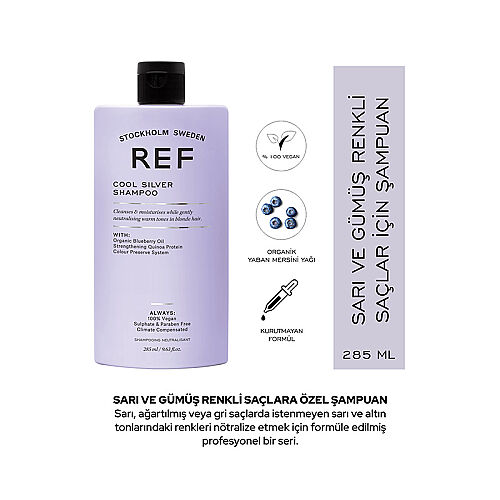 Ref Cool Silver Shampoo 285 ml - Ref Stockholm Sweden (1)