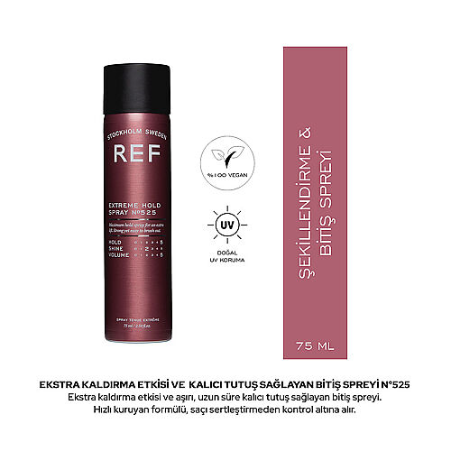 Ref Extreme Hold Spray No525 75 ml - Ref Stockholm Sweden (1)