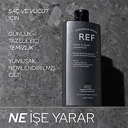 REF Hair Body Nemlendirici Saç ve Vücut Şampuanı 1000 ml - 3