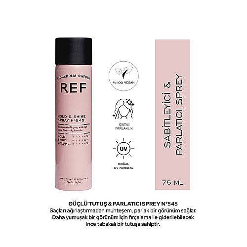Ref Hold - Shine Spray No545 75 ml - Ref Stockholm Sweden (1)