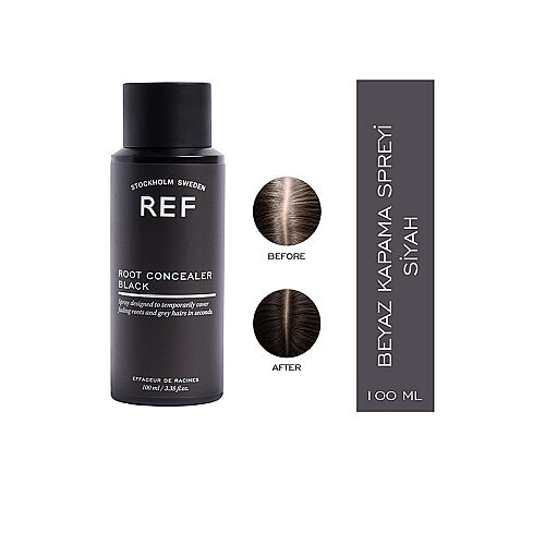 Ref Root Concealer Black Saç Dibi Kapatıcı Sprey 100 ml - Ref Stockholm Sweden (1)