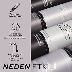 Ref Root Concealer Black Saç Dibi Kapatıcı Sprey 100 ml - 4