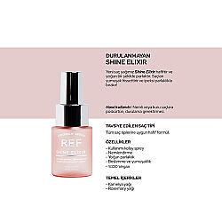 REF Shine Elixir Parlatıcı Nemlendirici Saç Bakım Yağı 30 ml - 3