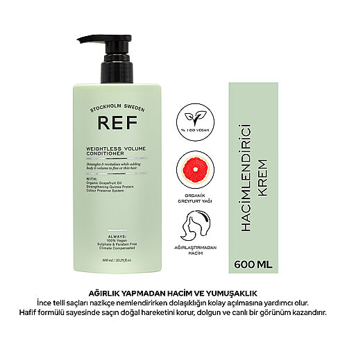 Ref Weightless Volume Conditioner 600 ml - Ref Stockholm Sweden (1)