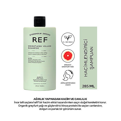 Ref Weightless Volume Shampoo 285 ml - Ref Stockholm Sweden (1)
