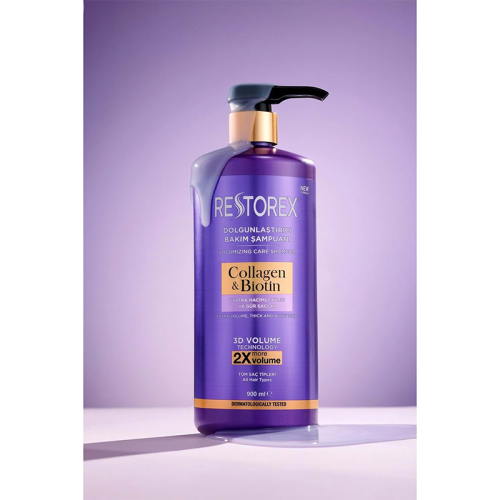 Restorex Dolgunlaştırıcı Bakım Şampuanı 900 ml - 3
