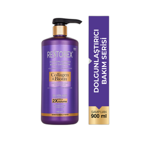 Restorex Dolgunlaştırıcı Bakım Şampuanı 900 ml - Restorex (1)