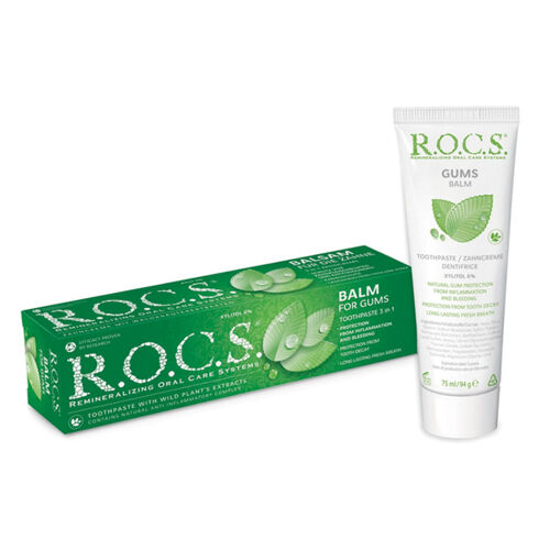 Rocs Bitki Özleri İçeren Diş Macunu 75ml - ROCS