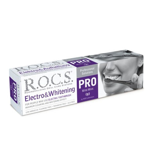 Rocs Pro Elektro - Beyazlatma Hafif Naneli Diş Macunu 60 ml - ROCS